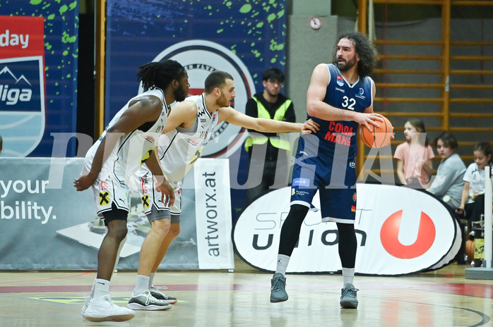 Basketball, Superliga 2024/25, Grunddurchgang 17.Runde, Flyers Wels vs. BBC Nord Dragonz,
