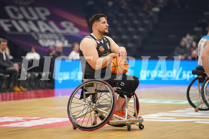 Basketball Austria Cup 2025, Final Four, Rollstuhl BB Cup Finale,  Flinkstones Graz vs Sitting Bulls Klosterneuburg


