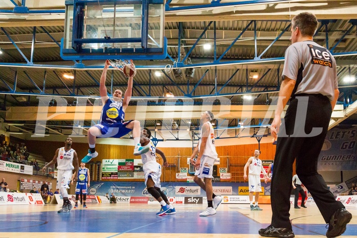 Basketball ABL 2015/16 Grunddurchgang 22.Runde Oberwart Gunners vs. Gmunden Swans