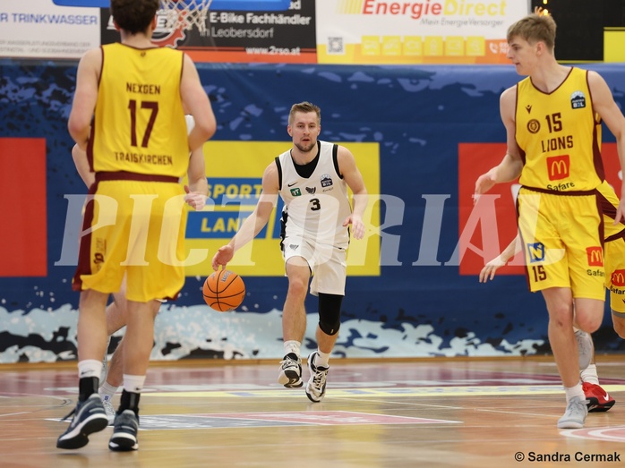 Basketball Zweite Liga 2024/25, Grunddurchgang 17.Runde Traiskirchen Lions NextGen vs. Raiders Tirol