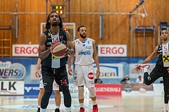 Basketball, ABL 2017/18, Grunddurchgang 21.Runde, Oberwart Gunners, WBC Wels, Carlos Novas Mateo (14)