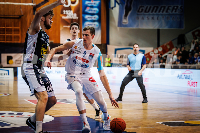 Basketball, Basketball Austria Cup 2022/23, Halbfinale 1, Oberwart Gunners, Gmunden Swans, Edi Patekar (9)
