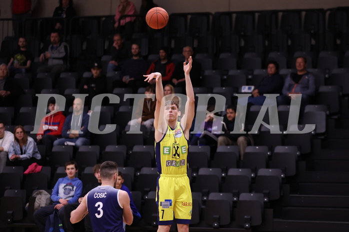 10.04.2023, Graz, Raiffeisen Sportpark Graz, Basketball Superliga 2022/23, 9. Qualifikationsrunde, UBSC Raiffeisen Graz vs. COLDAMARIS BBC Nord Dragonz 10.04.2023, Graz, Raiffeisen Sportpark Graz, Basketball Superliga 2022/23, 9. Qualifikationsrunde, UBSC Raiffeisen Graz vs. COLDAMARIS BBC Nord Dragonz