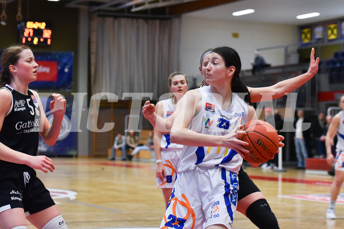 Win2Day Basketball, Damen Superliga 2022/23, Grunddurchgang 12. Runde, DBB LZ OÖ vs Basket Flames,