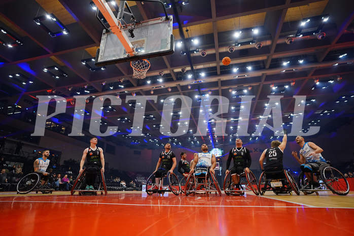 Basketball Austria Cup 2025, Final Four, Rollstuhl BB Cup Finale,  Flinkstones Graz vs Sitting Bulls Klosterneuburg


