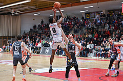 Basketball, Superliga 2024/25, Plazierungsrunde 7.Runde, Flyers Wels vs. Klosterneuburg Dukes,
