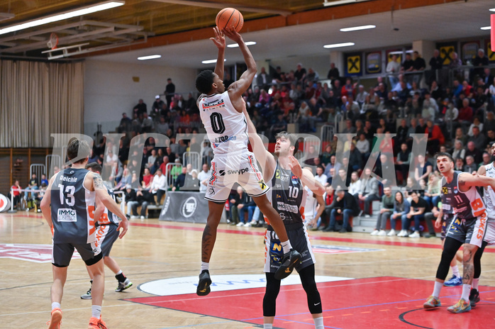 Basketball, Superliga 2024/25, Plazierungsrunde 7.Runde, Flyers Wels vs. Klosterneuburg Dukes,

