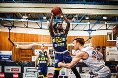 Basketball, bet-at-home Basketball Superliga 2021/22, Grunddurchgang Runde 12, Oberwart Gunners, UBSC Graz, Lesly Varner (11)