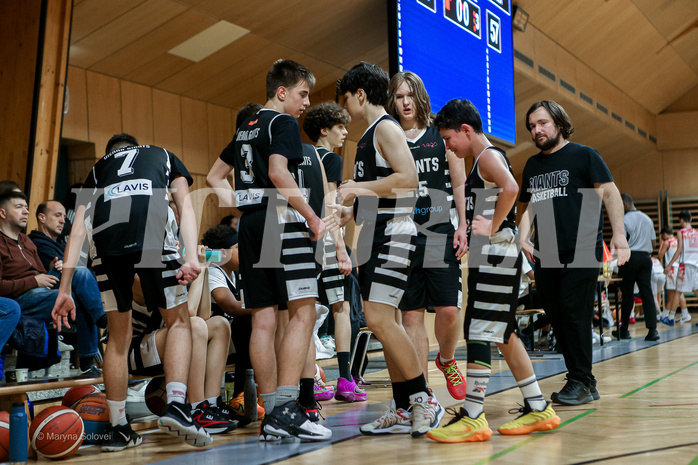 05.04.2025 Österreichischer Basketballverband 2024/25, SLMU14, BC Vienna vs. Vienna Giants 