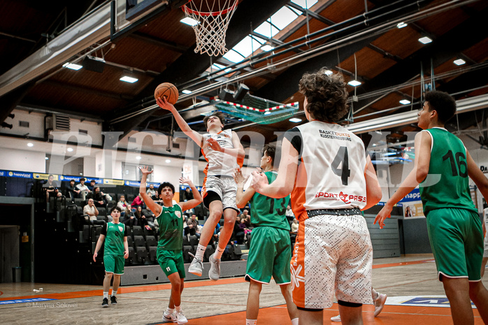 29.03.2025 Österreichischer Basketballverband 2024/25, SLMU16, Basket Dukes vs. KOS Celovec