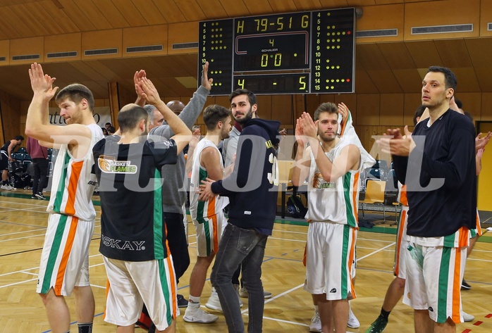 Basketball 2.Bundesliga 2017/18, Grunddurchgang 12.Runde Basketflames vs. Jennersdorf Blackbirds


