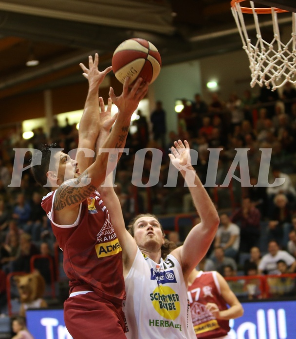 Basketball ABL 2015/16 Grunddurchgang 14.Runde Traiskirchen Lions vs. Gmunden Swans