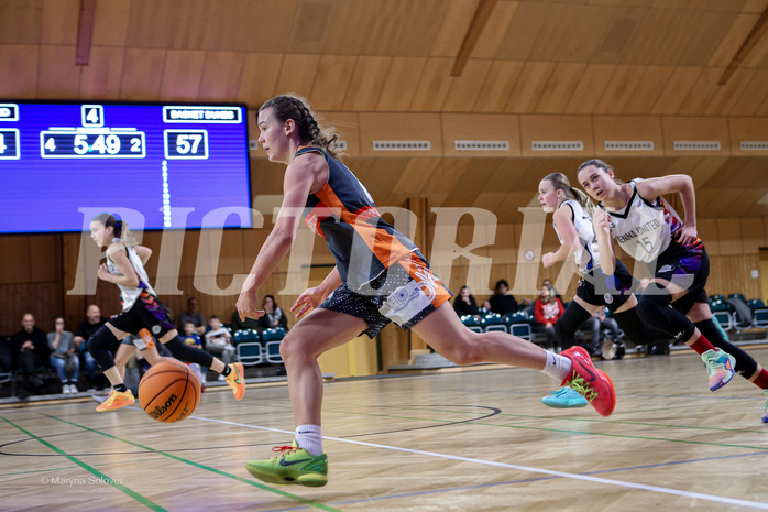 16.02.2025 Österreichischer Basketballverband 2024/25, SLWU16 Vienna United vs Basket Duchess