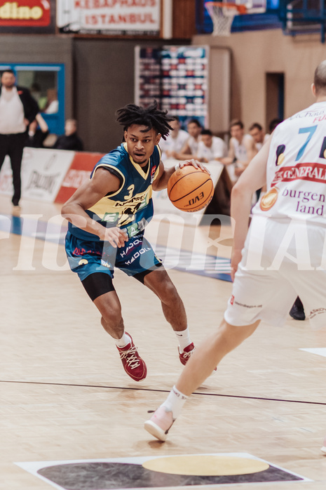 Basketball, Basketball Austria Cup 2023/24, Viertelfinale, Oberwart Gunners, UBSC Graz, Justin McCaw (13)