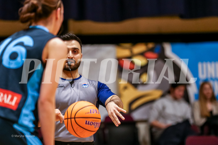 31.01.2025 Basketball Damen Supercup 2024/25, 3.Runde, BASKET FLAMES vs. Vienna TIMBERWOLVES