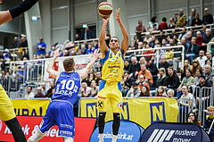 Basketball, Admiral Basketball Superliga 2019/20, Grunddurchgang 15.Runde, SKN St. Pölten Basketball, Oberwart Gunners, Philip Jalalpoor (5)