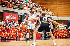 Basketball, win2day Basketball Superliga 2024/25, Playoffs Halbfinale 4. Spiel
, BBC Nord Dragonz, Gmunden Swans, Rayshawn Mart (3)