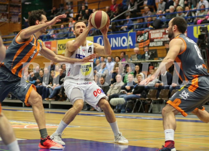 Basketball ABL 2017/18, Grunddurchgang 28.Runde Gmunden Swans vs. BK KLosterneuburg Dukes


