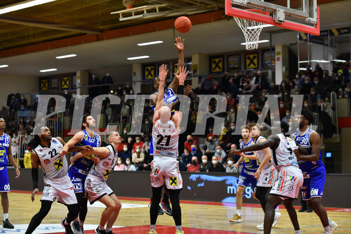 Basketball Superliga 2021/22, Grunddurchgang. 10.Runde Flyers Wels vs. Swans Gmunden