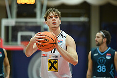 Basketball, Superliga 2023/24, Grunddurchgang 22. Runde, Flyers Wels vs. Vienna Timberwolves,