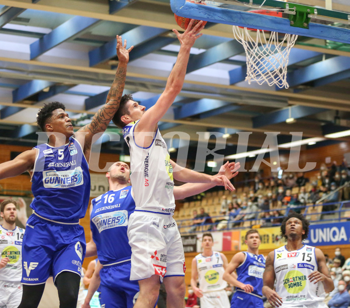 Basketball Superliga 2021/22, 7.Plazierungsrunde Gmunden Swans vs. Oberwart Gunners


