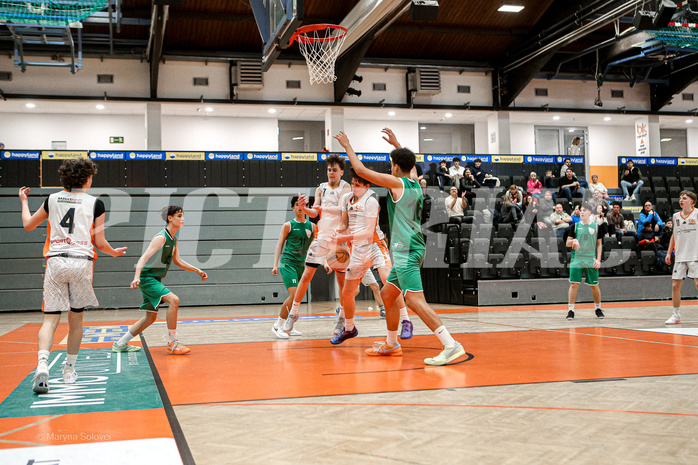 29.03.2025 Österreichischer Basketballverband 2024/25, SLMU16, Basket Dukes vs. KOS Celovec