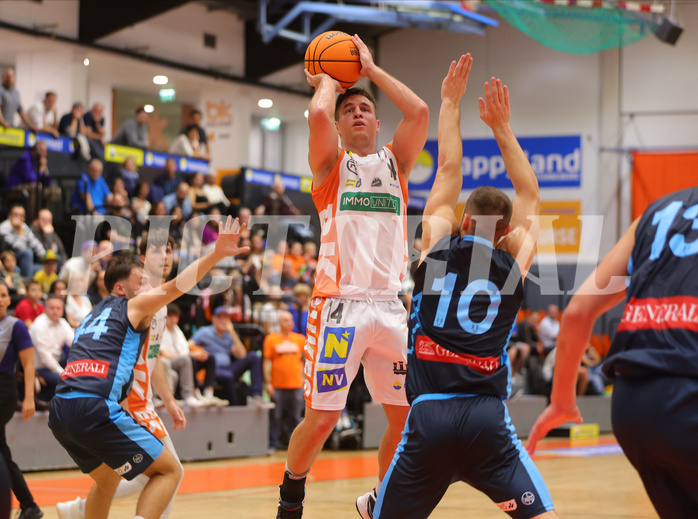 Basketball Superliga 2023/24, Grunddurchgang 4.Runde Klosterneuburg Dukes vs. Vienna Timberwolves