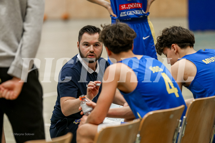 27.04.2025 Österreichischer Basketballverband 2024/25, SLMU16, VF Vienna United vs. SKN St. Pölten