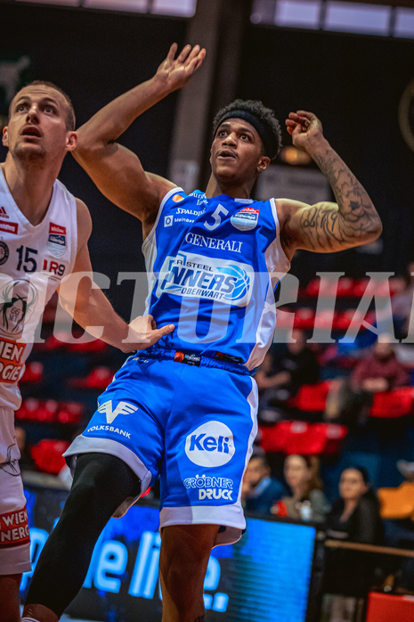 Basketball, Win2Day Superliga 2022/23, 8. Platzierungsrunde, BC Vienna, Oberwart Gunners, Rob Howard (5)