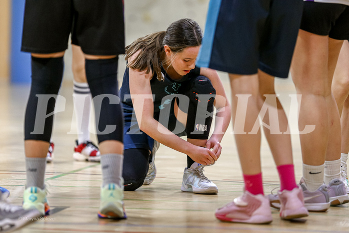 23.02.2025 Österreichischer Basketballverband 2024/25, SLWU14 Vienna United vs. Vienna Timberwolves