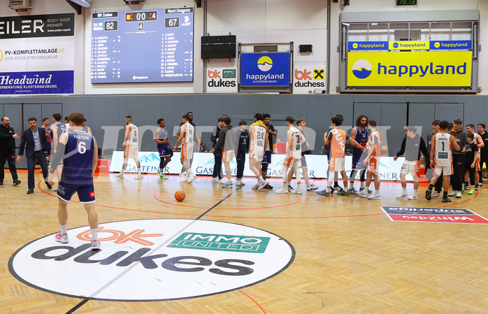 Basketball Superliga 2024/25, Grunddurchgang 14.Runde Klosterneuburg Dukes vs. BBC Nord Dragonz