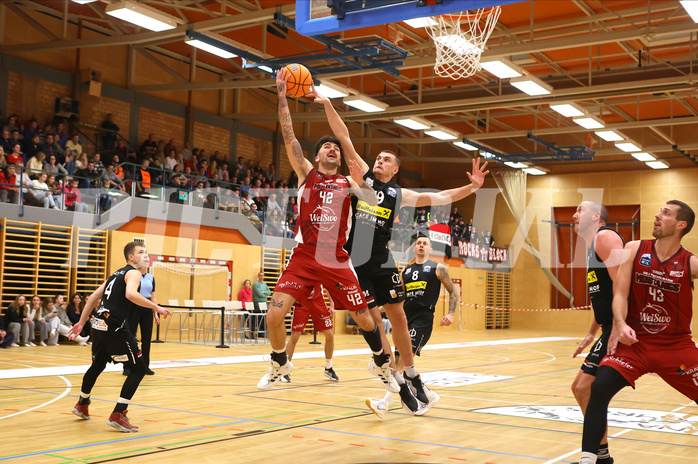 Basketball Zweite Liga 2024/25, Grunddurchgang 7.Runde Mistelbach Mustangs vs. Mattersburg Rocks


