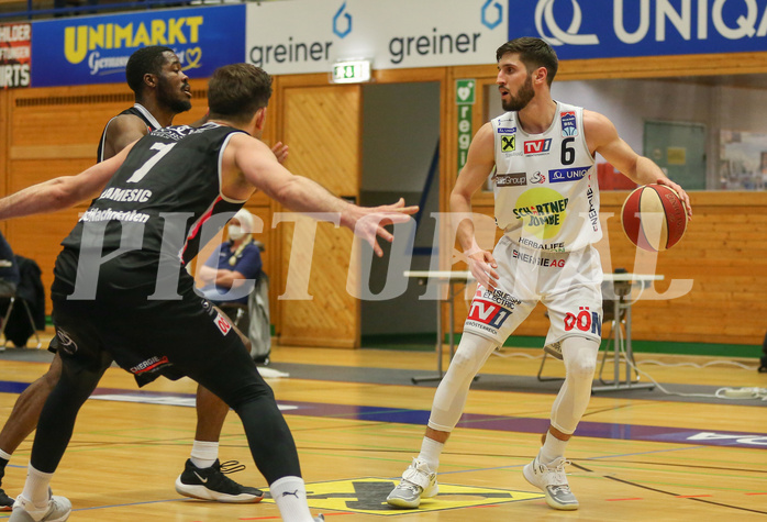 Basketball Superliga 2020/21, 8. Plazierungsrunde Gmunden Swans vs. Flyers Wels


