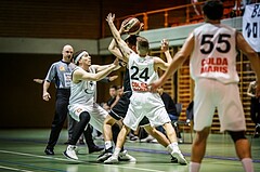 Basketball, 2.Bundesliga, Grunddurchgang 22.Runde, BBC Nord Dragonz, Basket Flames, Bernhard Graf (24), Ognjen Drljaca (4)
