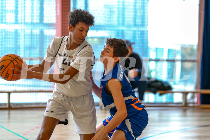 31.03.2025 Österreichischer Basketballverband 2024/25, SLMU14 Basket Flames WAT vs. FSN Baskets Wels