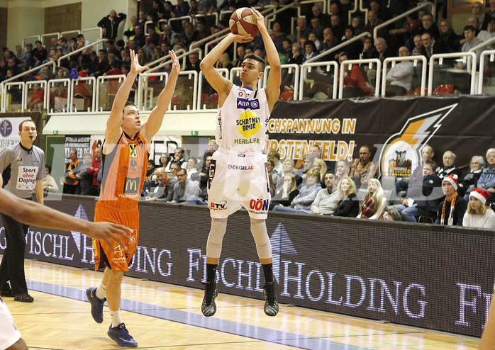 Basketball ABL 2015/16 Grunddurchgang 18.Runde  Fürstenfeld Panthers vs Gmunden Swans
