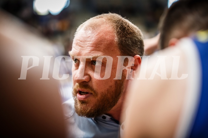 Basketball, ABL 2018/19, Grunddurchgang 35.Runde, Oberwart Gunners, Gmunden Swans, Bernd Wimmer (Head Coach)