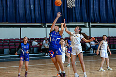 27.04.2025 Österreichischer Basketballverband 2024/25, SLWU16 VF Basket Flames UNION vs. DBB  Basketgirls Wels