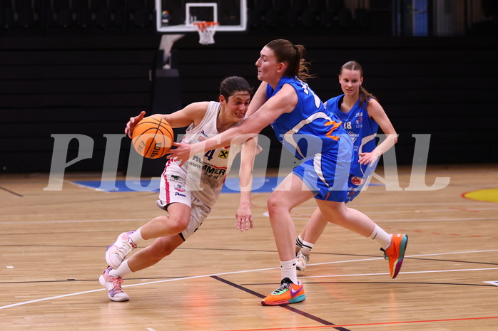 03.03.2024, Graz, Raiffeisen Sportpark, Basketball Damen Superliga 2023/24, Grunddurchgang 14.Runde, UBSC-DBBC Graz - DBB OCS Diamond Ladies Wels ,  