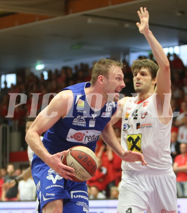 Basketball ABL 2015/16 Playoff Finale Spiel 3 WBC Wels vs. Oberwart Gunners


