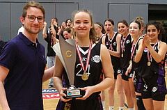 Superliga 2022/23, WU19 Finale, Siegerehrung Basketduchess Klosterneuburg vs. Vienna United


