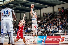 Basketball, ABL 2018/19, Grunddurchgang 1.Runde, Oberwart Gunners, BC Vienna, Hayden Lescault (11)