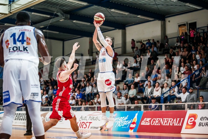 Basketball, ABL 2018/19, Grunddurchgang 1.Runde, Oberwart Gunners, BC Vienna, Hayden Lescault (11)