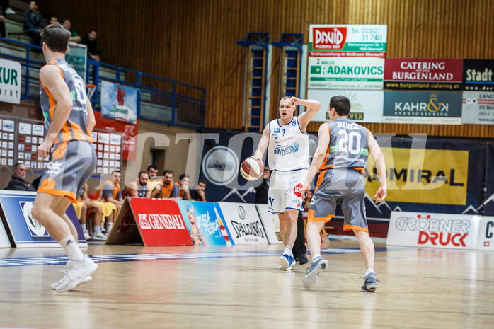 Basketball, Admiral Basketball Superliga 2019/20, Grunddurchgang 16.Runde, Oberwart Gunners, Klosterneuburg Dukes, Sebastian Käferle (7)