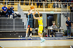 Basketball, Win2Day Superliga 2023/24, Grunddurchgang 6.Runde, SKN St. Pölten, Vienna Timberwolves, Elias Wlasak (8)