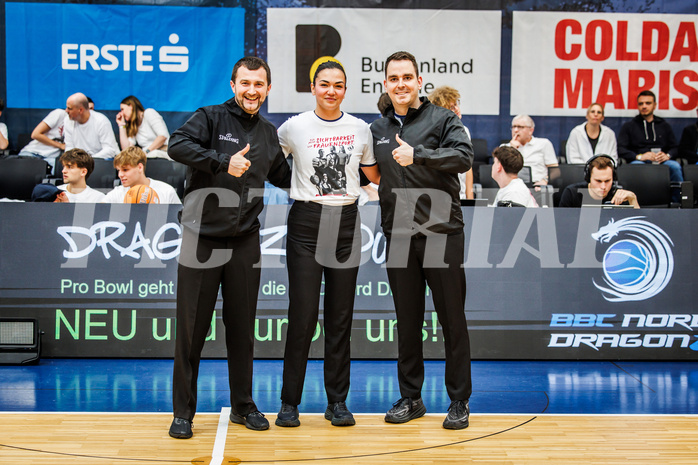 Basketball, win2day Basketball Superliga 2024/25, Playoffs Finale 2. Spiel
, BBC Nord Dragonz, Oberwart Gunners, Referees