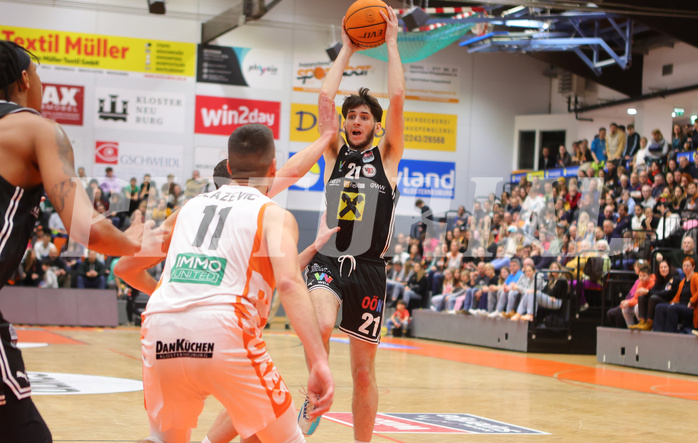 Basketball Superliga 2023/24, Grunddurchgang 17.Runde Klosterneuburg Dukes vs. Flyers Wels


