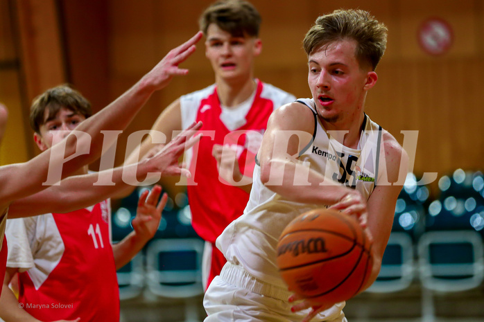 26.11.2024 Österreichischer Basketballverband 2024/25, SLMU19 Basket Flames vs. Mattersburg Rocks