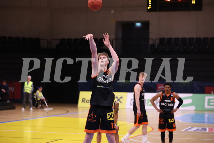 01.04.2023, Graz, Raiffeisen Sportpark Graz, Basketball Superliga 2022/23, 7. Qualifikationsrunde, UBSC Raiffeisen Graz vs. CITIES Panthers Fürstenfeld 