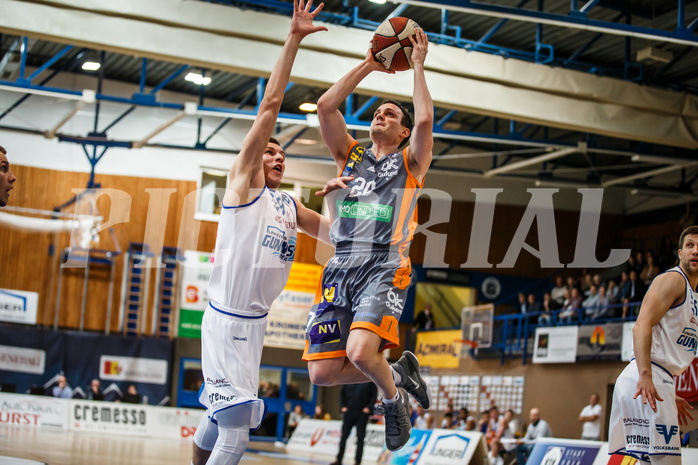 Basketball, Admiral Basketball Superliga 2019/20, Grunddurchgang 16.Runde, Oberwart Gunners, Klosterneuburg Dukes, Benedikt Danek (20)